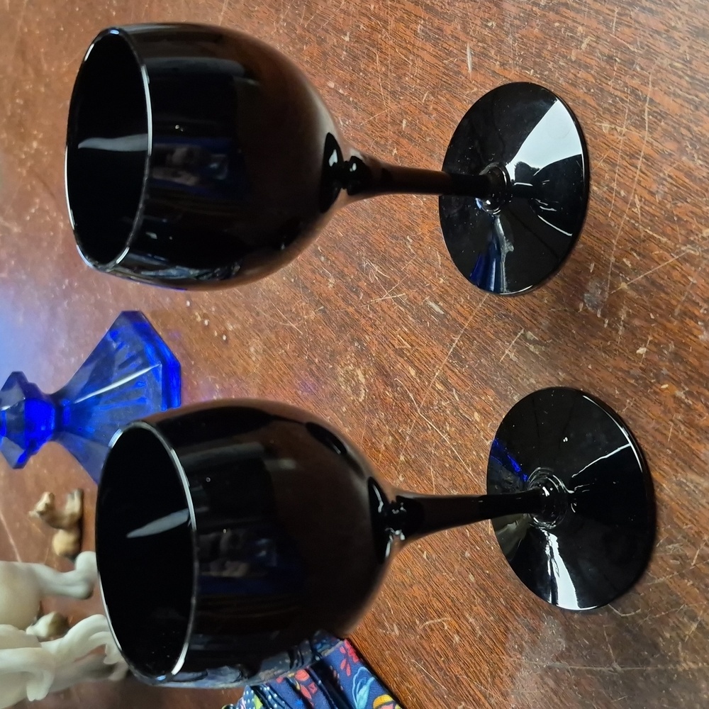 80s Wine Glasses